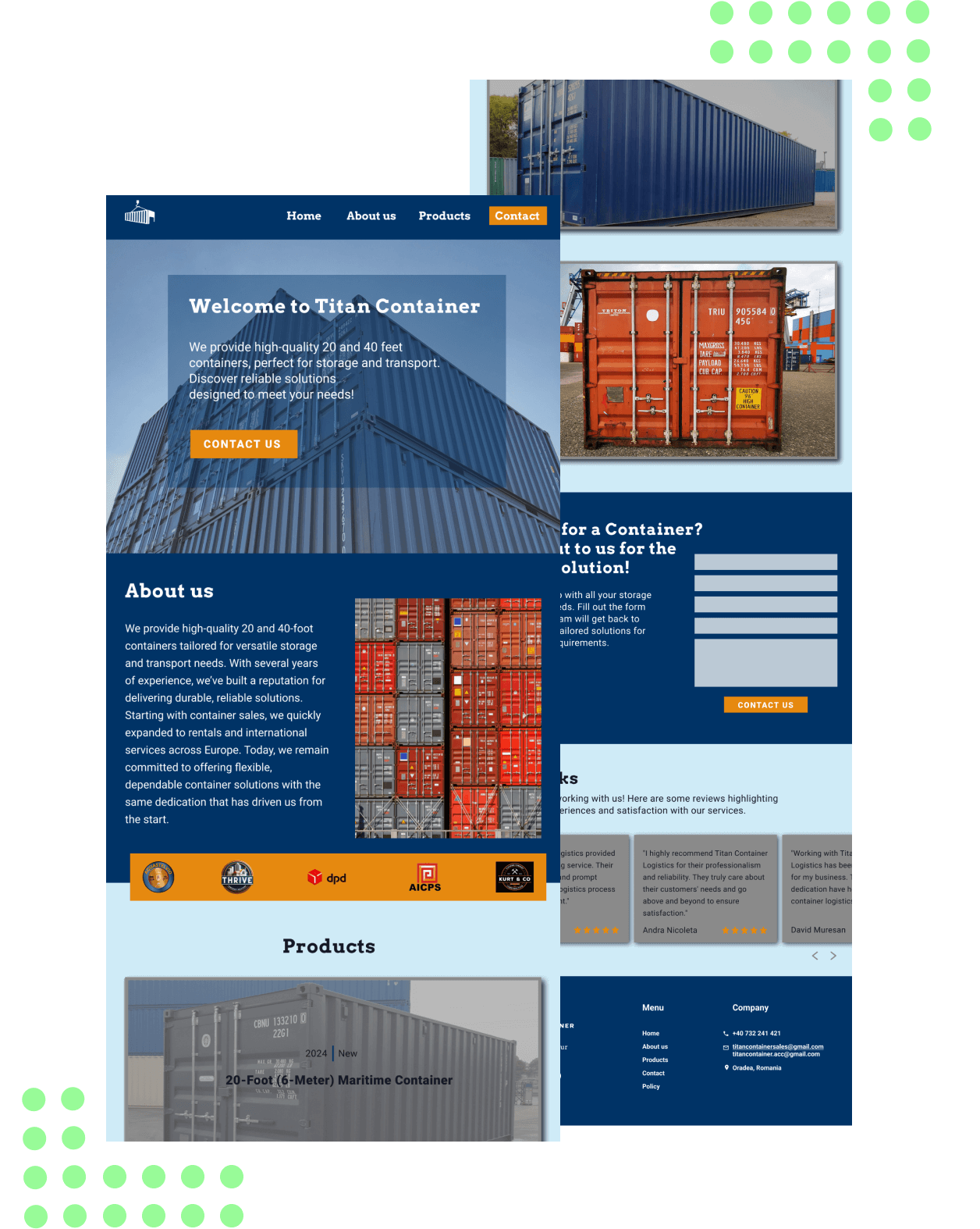 Titan Container designterv.